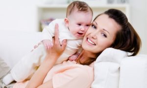 New-Mom-With-Baby-After-Breastfeeding