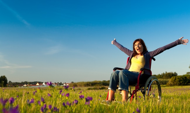 Woman-In-Wheelchair-Outside